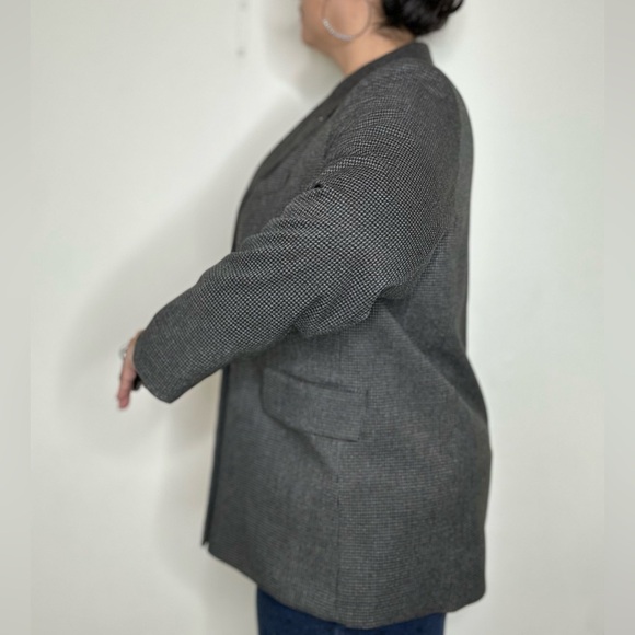 H&M Oversized Houndstooth Print Double Breasted Blazer - Picture 3 of 6